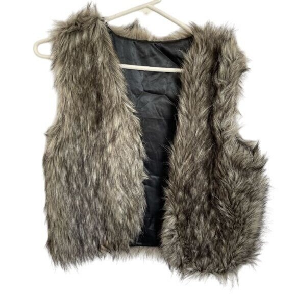 Jackets & Blazers - Autumn and Winter Warm Short Sleeveless Faux Fur Vests